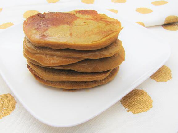 Pancakes met zoete aardappel